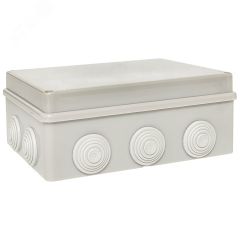 Коробка распаячная КМР-050-042 пылевлагозащитная 10 мембранных вводов уплотнительный шнур (190х140х70) PROxima EKF plc-kmr-050-042