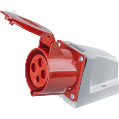 Розетка NCA-SR124-32-380 стационарная наружная 32А 3P+PE IP44 Navigator Group 14298