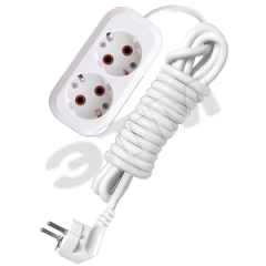 Удлинитель бытовой 2х3м с заземлением 10А У10-553 Универсал 553-03