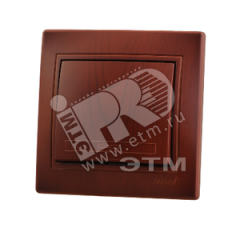 Мира Выключатель вишня Lezard 701-0601-100