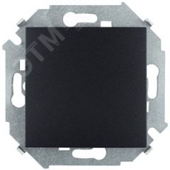 Переключатель проходной 16A 250В цвета графит S15 Simon 1591201-038