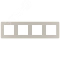 Рамка 4 поста INSPIRIA шампань Daccord/Legrand 673968