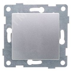 GUSI Ugra механизм выключателя 1кл. 2-х полюсный, скрытая  установка,  10А, 250В. Цвет: серебро. GUSI Electric С11В5-004