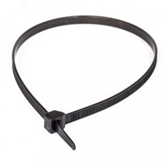 Хомут-стяжка кабельная нейлоновая 4,8х400 мм черная (100 шт/10000 шт уп/кор) Промрукав PR08.3079