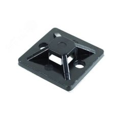 Площадка самоклеящаяся 25х25 мм, черная, 100 шт, REXANT 07-2026