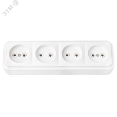 Беларусь Розетка 4 поста наружная без заземления БелТИЗ PА16-264