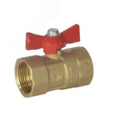 Кран шаровой латунь Ду 20 Ру16 ВР бабочка 103254 ГАЛЛОП 107-5617