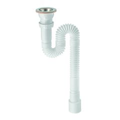 Сифон гофрированный для мойки 1'1/2 х 40/50 мм L800 мм WIRQUIN 30717983