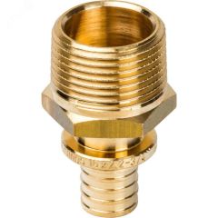 Переходник НР 16xR 3/4 для труб из сшитого полиэтилена аксиальный STOUT SFA-0001-001634