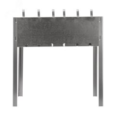 Мангал сборный Походный 350х250х350мм, с 6 шампурами, в пленке СОКОЛ REXANT 62-0005