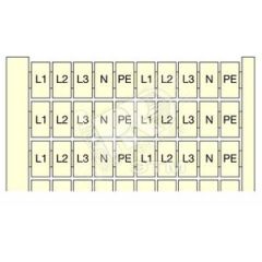 Маркировка клемм 20x(L1-L2-L3-N-PE) RC510 TE Connectivity ОУЭО ENT1SNA231131R1200