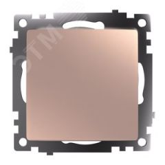 Переключатель перекрестный одноклавишный (механизм) 250В 10А серия Катрин шампань STEKKER STEKKER GLS10-7110-02 49179