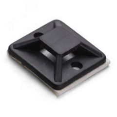 Площадка самоклеящаяся ПМС 25х25 (черн) (100шт) КВТ 63095