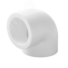 Отвод 90/90 PPRC (БЕЛЫЕ) Политэк 3100009090
