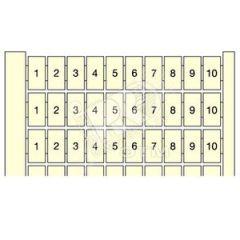 Клемма маркировочная 10x(21...30) RC65 горизонтальная TE Connectivity ОУЭО ENT1SNA232004R2000