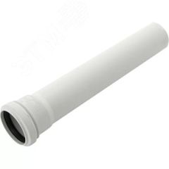 Труба канализационная 50 х 2000 мм НТЕМw однораструбная, белая Ostendorf 559160