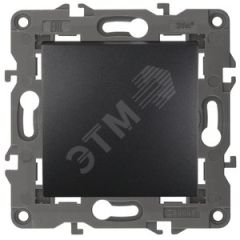 Выключатель, 10АХ-250В, Эра Elegance, антрацит,14-1101-05 ЭРА Б0034212