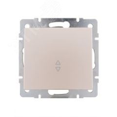 Выключатель RAIN проходной жемчужно-белый перламутр механизм Lezard 703-3088-105