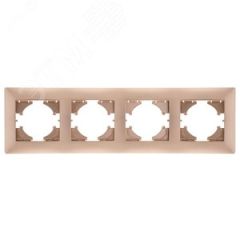 Bravo рамка 4-местная,  шампань GUSI Electric С1040-027