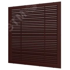Решетка вентиляционная С сетка 280х280 пластик цвет коричневый ERA 2828С кор
