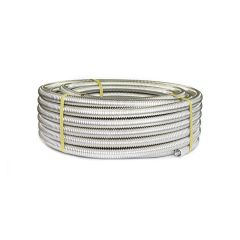 Труба гофрированная из нержав стали SS304 20А, неотожженная, 30м Stahlmann 2217454