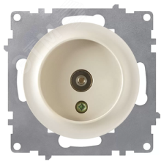 Розетка антенная TV, цвет бежевый (серия Florence) OneKeyElectro 2172796