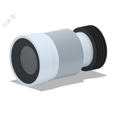 Слив для унитаза с мягкой манжетой и гибким выпуском 110мм АНИ пласт K828