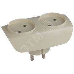 Тройник 2гн, без заземл. (сл. кость) (10/60/1500) SP-2-I ЭРА Б0017017