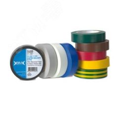 Изолента ПВХ 25 мм x 25 м, цвет белый BM Group BM-ESB2525BI