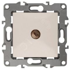 Розетка TV одиночная, Эра12, слоновая кость, 12-3101-02 ЭРА Б0014706