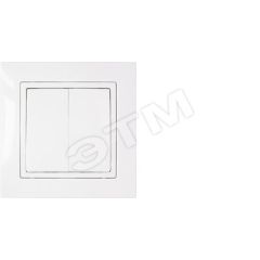 Беларусь Выключатель двухклавишный скрытый IP44 БелТИЗ С5 10-875