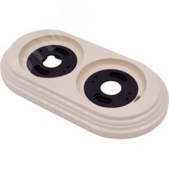 Лизетта Рамка 2-х постовая, пластик, цвет Песочное золото Бирони BF1-620-24