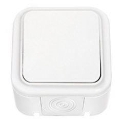 Беларусь Выключатель одноклавишный наружный IP 44 для управления цепями из 2-х и более мест БелТИЗ А6/2 10-872