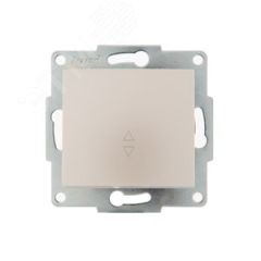 KARINA Выключатель проходной жемчужно-белый перламутр (10шт/120шт) Lezard 707-3088-105