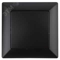 Выключатель Intro Solo 4-101-05 одноклавишный 10А-250В, IP20, СУ, антрацит ЭРА Б0053548