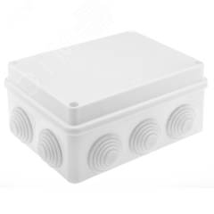 Коробка распределительная 150x110x70 (10 муфт д32), крышка на винтах, IP55, ОП, белый GUSI Electric С3В1510 Б