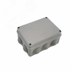 Коробка распред. 150х110х70 (10 муфт д32), крышка на винтах, IP55, ОП, серый GUSI Electric С3В1510