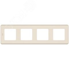 Рамка 4 поста INSPIRIA слоновая кость Daccord/Legrand 673961