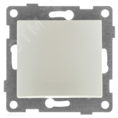 GUSI Bravo МЕХАНИЗМ Выключатель одноклавишный, скрытая установка, 10А, 250В. Цвет шампань GUSI Electric С10В1-028