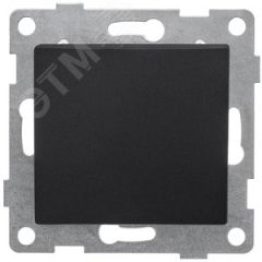 GUSI Bravo механизм выключателя 1кл., скрытая  установка,  10А, 250В. Цвет: графит. GUSI Electric С10В1-010