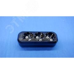 КОЛОДКА  3 ГН.  С/З  ЧЕРНЫЙ Makel MGP2131