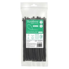 Стяжка кабельная MultiSet 200х4.8 Чёрная (100шт) SE (Systeme) IMT20048B