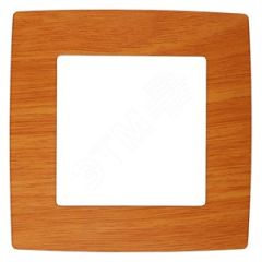 Рамка на 1 пост, Эра12, ольха, 12-5001-07 ЭРА Б0014747