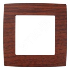 Рамка на 1 пост, Эра12, вишня, 12-5001-08 ЭРА Б0014748