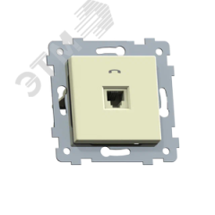Аксиома  Механизм розетки RJ скрытой установки РТ1-459,  слоновая кость Кунцево 122005