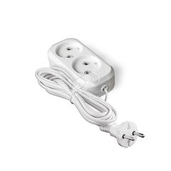 Удлинитель бытовой У6-011 ШВВП 2-0.75 2 гнезда 3м Универсал 9631912