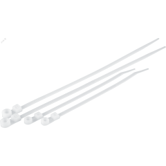 Хомут под винт 150х3,6 мм нейлон белый (100 шт в упак) Navigator Group 93609