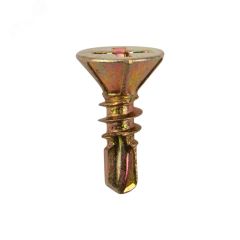 Саморез оконный сверло, 3.9х13, желтый цинк, короб (500 шт./уп.) Kranz KR-01-3722-001