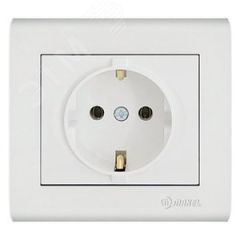 MANOLYA Розетка скрытая установка, с заземляющим контактом Makel 41001028