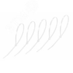 Хомут-стяжкa нeйлонoвая 400x4,8 мм, белая, упаковка 25 шт, REXANT REXANT 07-0400-25